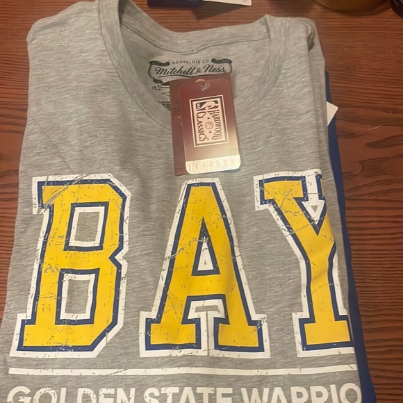 Golden State Mitchell & Ness Tee - Picture 1 of 1